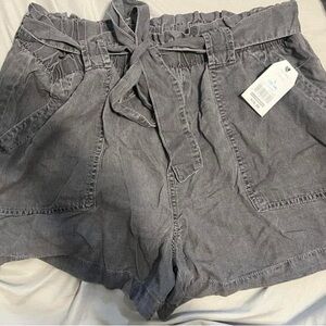 Time and Tru High Waist Gray Women's Shorts